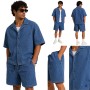 Bill Tornade Ensemble Homme Chemise Manches Courtes & Short, Motif Monogramme