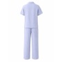 Ensemble Homme 100% Coton – Chemise Manches Courtes & Pantalon Fluide, Texture Gaufrée, Coupe Décontractée Premium