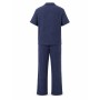 Ensemble Homme 100% Coton – Chemise Manches Courtes & Pantalon Fluide, Texture Gaufrée, Coupe Décontractée Premium