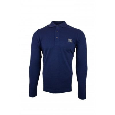 Polo manches longues uni