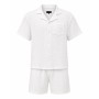 Herrenhemd & BERMUDA-Hemd-Set - 100% Baumwolle Sommer Holding, Casual Cup, Stil Resort Premium