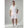 Ensemble Homme Chemise Manches Courtes & Bermuda – Tenue Été 100% Coton, Coupe Décontractée Chic, Style Resort Premium