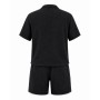 Men's Shirt & Bermuda Shirt Set - 100% cotton summer holding, Casual Cup, Style Resort Premium