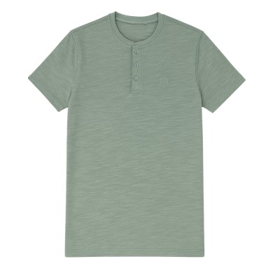 Camiseta de los hombres del collar de los hombres