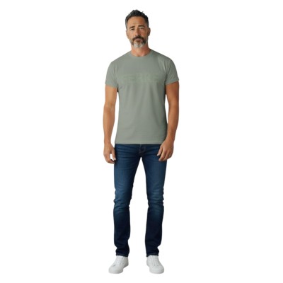 Camiseta de manga corta con logotipo liso