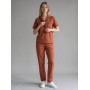100% Baumwolle Weibliche Lounge Set - Pyjama Chic Kurzarm Hemd & Hosen