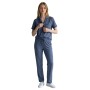 Ensemble Lounge Femme 100% Coton – Pyjama Chic Chemise Manches Courtes & Pantalon