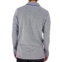 Einfarbiges Langarm-Poloshirt