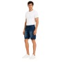 Bermuda Cargo Jogger Man Bill Tornado - Algodão Estiramento, Elasticated cintura com cordão, bolsos múltiplos e logotipo bordado