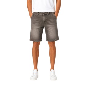 Bermuda Cargo Man Bill Tornado Paris - Jogjean Short Stretch Cotton, Comfort Coupe, CARGO POCKETS Adjustable