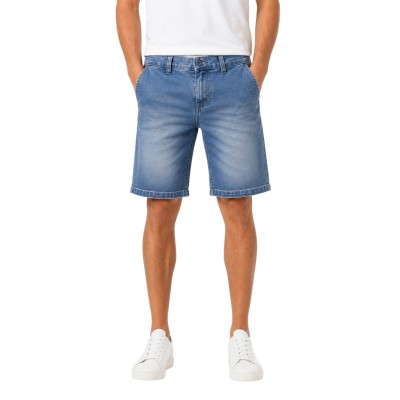 Bermuda Cargo Man Bill Tornado Paris - Jogjean Short Stretch Baumwolle, Comfort Coupé, Cargo Taschen einstellbar