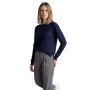 Sweater de mulher pescoço uni