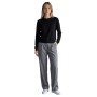 Pull femme col rond uni