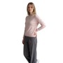 Pull femme col rond uni