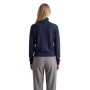 Pull femme col roulé uni