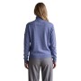 Pull femme col roulé uni