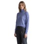 Pull col roulé uni