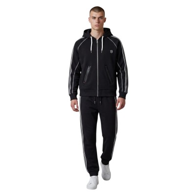 Ensemble de jogging homme Bill Tornade – Sweat zippé à capuche et pantalon