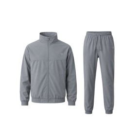 cópia do homem jogging Bill Tornado - zíper e calças com capuz