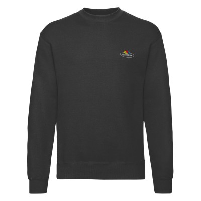 Sweat-shirt col rond petit logo