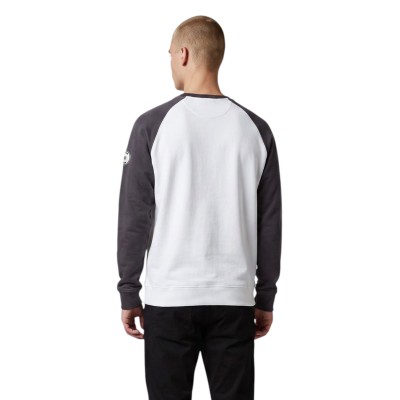 Two-tone round neck sweatshirt