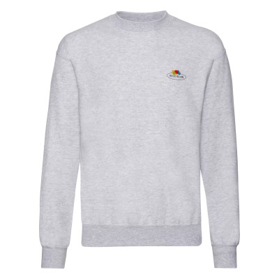 Sweat-shirt col rond petit logo