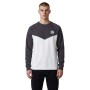 Zweifarbiges Rundhalssweatshirt