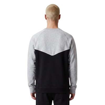 Zweifarbiges Rundhalssweatshirt