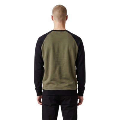 Zweifarbiges Rundhalssweatshirt