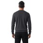 Pull col rond uni effet damier