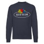 Gran logotipo de la sudadera con cuello redondo
