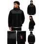 Doudoune Sherpa Homme NOAH – Veste Chaude Bi-Matière 100 % Polyester – Col Montant, Fermeture Zippée