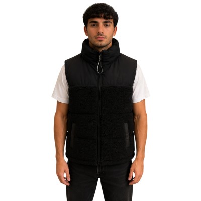 cópia do Sherpa Sherpa Noah – Hot BI-Material 100% Poliéster Jacket – Valor Collar, Fechamento Zip