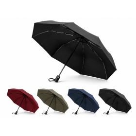 kopie des automatischen faltenden transparenten Regenschirms - Öffnungs- und Knopfverschluss - Kompaktes Format mit Fall