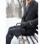Lederhandschuhe mit Fleecefutter