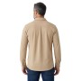 Chemise Piquée Homme Manches Longues 100 % Coton