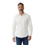 Chemise Piquée Homme Manches Longues 100 % Coton