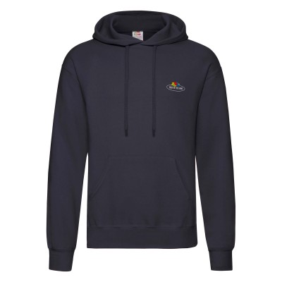 Sweat-shirt à capuche petit logo