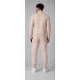 Conjunto de chándal de hombre de 2 piezas en monograma – Chaqueta con cremallera Cuello de importe y pantalones de jogging