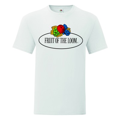 Camiseta de manga corta, cuello redondo, grande, logotipo