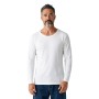 T-shirt longo térmico da luva dos homens