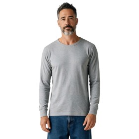 t-shirt thermique 13845 gris face