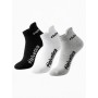 Lot de 12 paires de chaussettes Sneakers invisibles – Socquettes basses – 4 noires, 7 blanches et 1 grise
