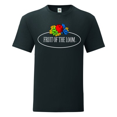 Short sleeve t-shirt round neck big logo