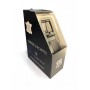 Cinturón de hombre reversible 100% de cuero genuino – Negro y marrón – Hebilla giratoria de metal – Elegante y resistente