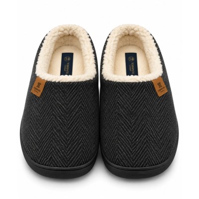 Chaussons Homme – Pantoufles Fourrées Chaudes et Confortables