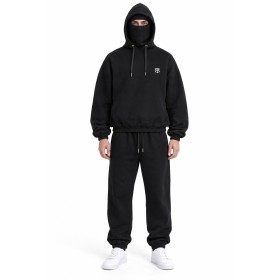 Set de trotar hombres – Sudadera con capucha con cagoule y pantalones integrados