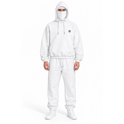 Set de trotar hombres – Sudadera con capucha con cagoule y pantalones integrados