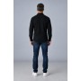 Men's Long Sleeve Men's Shirt – Polo Collar, Button and Chest Logo