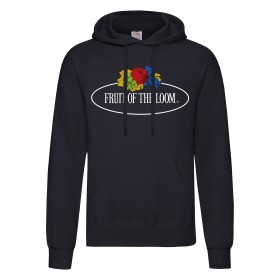 Sudadera con capucha de gran logo